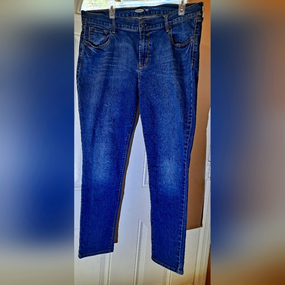 Old Navy Jeans Original Skinny Mid Rise Medium Wash